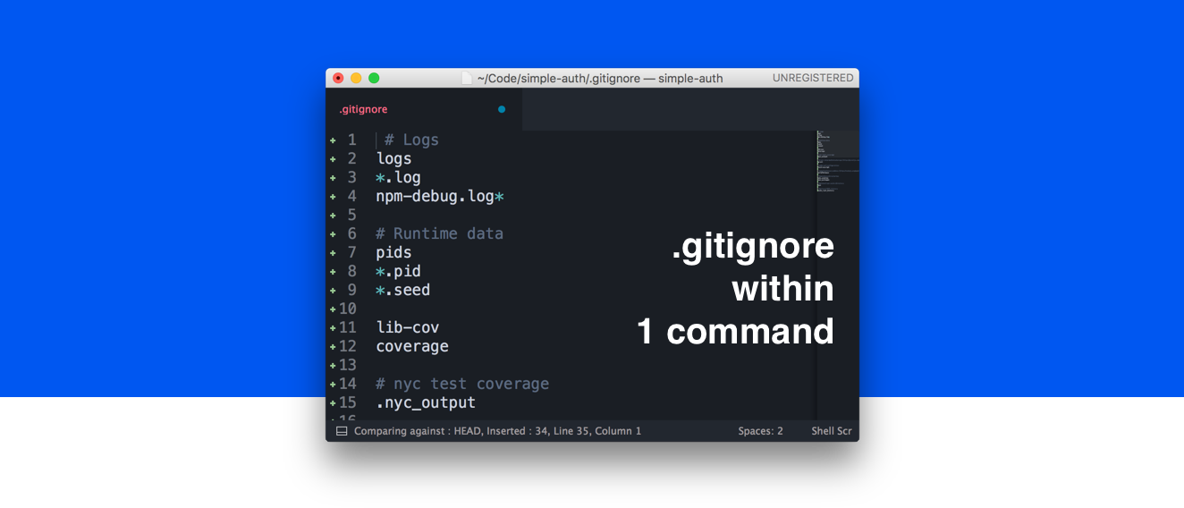 .gitignore 设置 git 忽略跟踪文件和文件夹